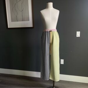 KkCo Two-Tone Mixed Checker Lounge Pants